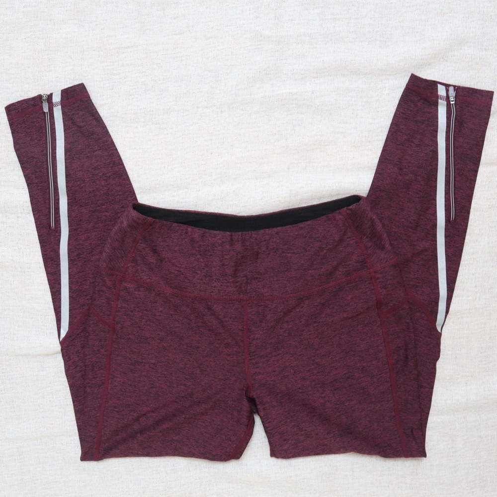 MSP by Miraclesuit Reflective Burgundy Leggings